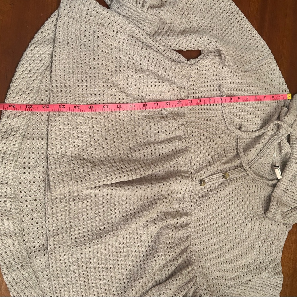 ASOS Light Gray Waffle Knit Sweater - Picture 8 of 11